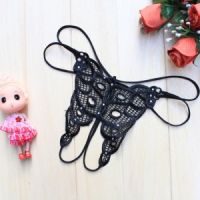 【情趣内衣】性感开裆蝴蝶T裤D4171耶妮娅